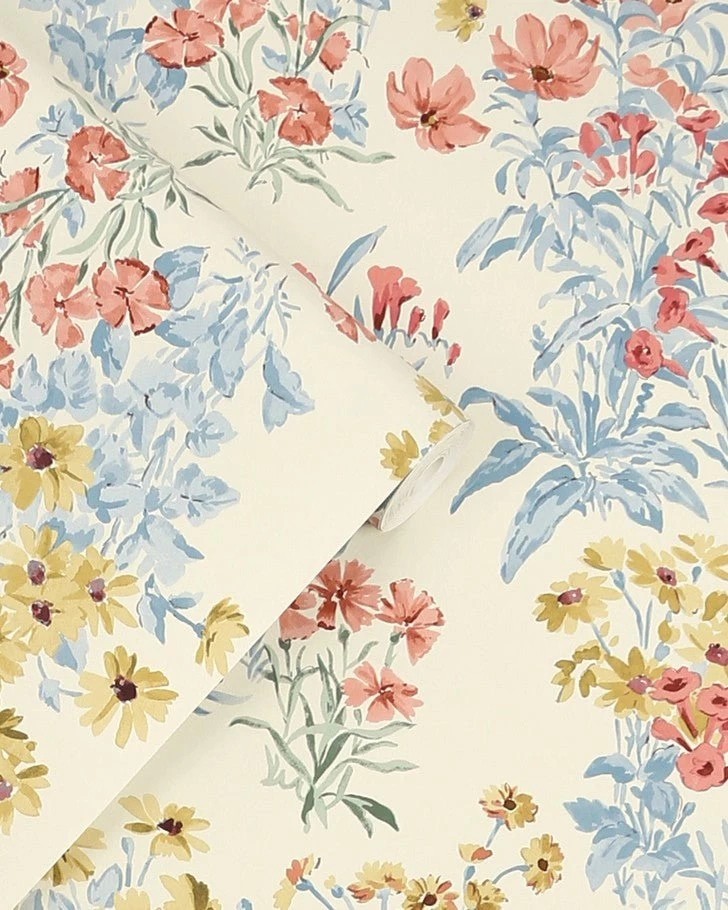 Megan Ochre Yellow Wallpaper - Image 2