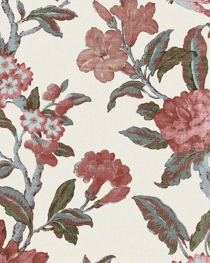 Minera Crimson Red Wallpaper