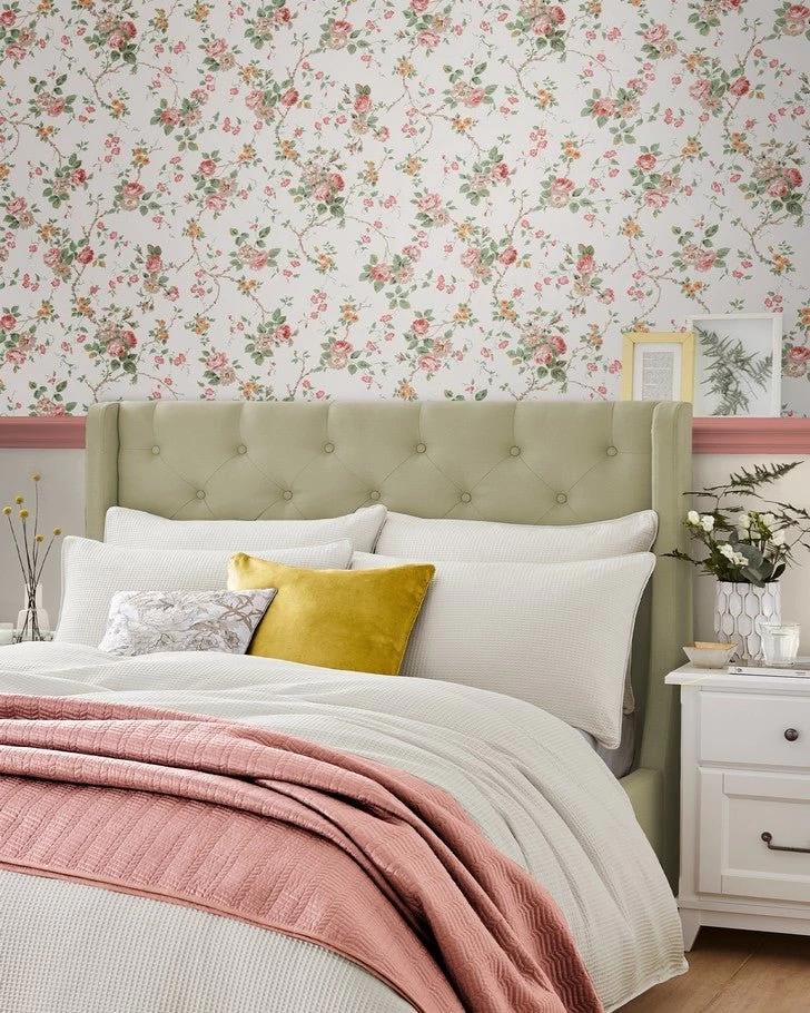 Mountney Garden Antique PinkWallpaper - Image 5