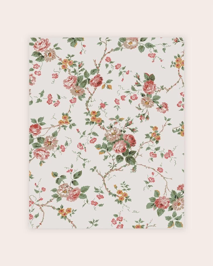 Mountney Garden Antique PinkWallpaper Sample - Image 2