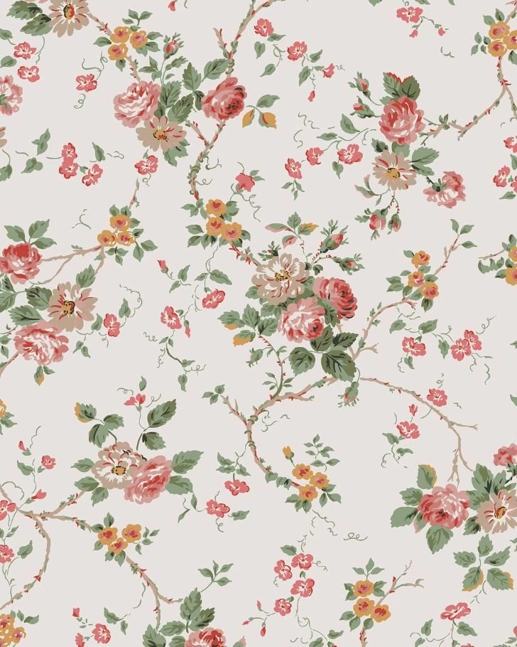 Mountney Garden Antique PinkWallpaper Sample