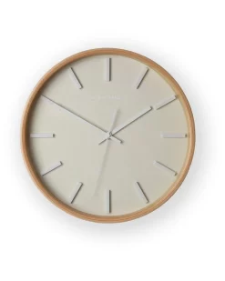 Natural Wooden Wall Clock