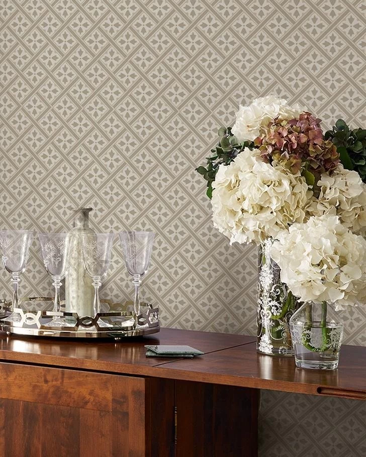 Mr Jones Dove Grey Wallpaper Sample - Image 2