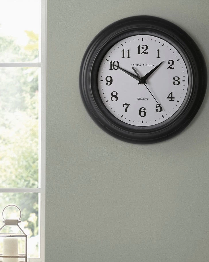 Charcoal Grey Small Kitchen Clock - Image 2