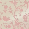 Oriental Garden Pearlescent Chalk Pink Wallpaper