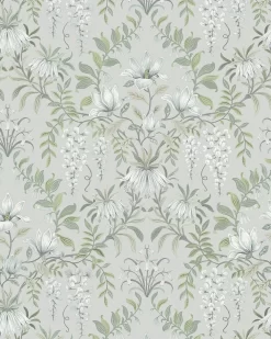 Parterre Sage Wallpaper