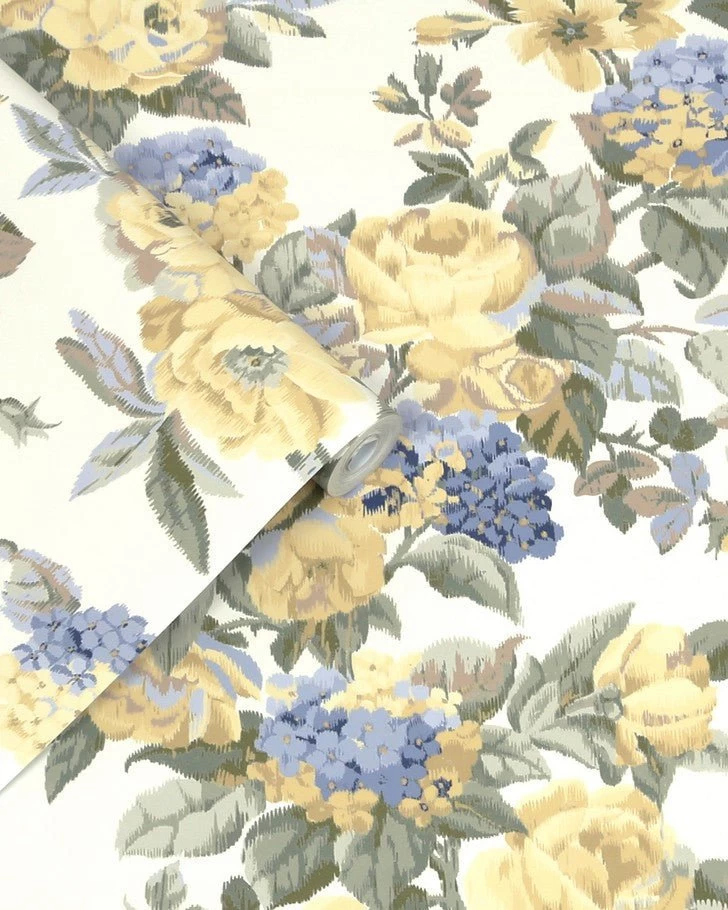 Pembrey Pale Gold Wallpaper Sample - Image 3