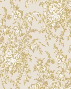 Picardie Pale Gold Wallpaper Sample