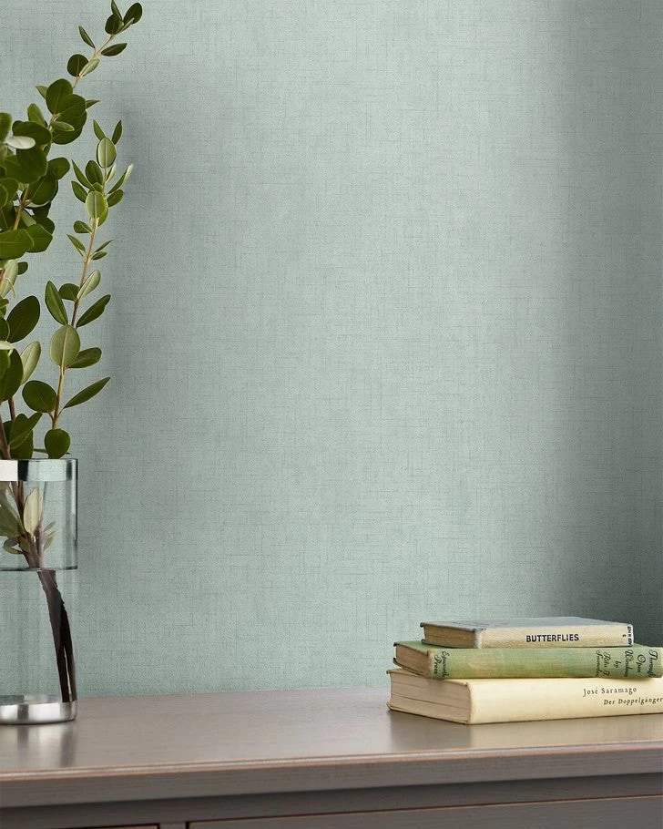 Plain Duck Egg Wallpaper - Image 4