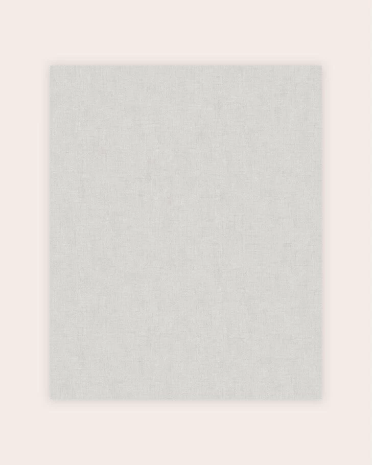 Plain Pale Silver Wallpaper Sample - Image 2