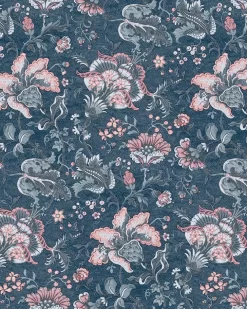 Portia Dark Seaspray Wallpaper Sample