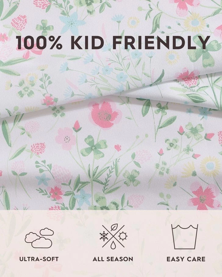 Posey Dance Pink Microfiber Sheet Set - Image 6