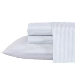 Ramona Blue And White Stripe Sheet Set