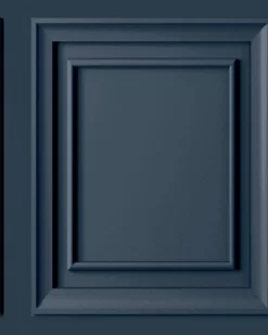 Redbrook Wood Panel Dark Seaspray Wallpaper