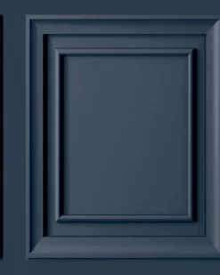 Redbrook Wood Panel Dark Seaspray Wallpaper Sample