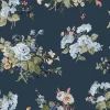 Rosemore Midnight Seaspray Wallpaper Sample