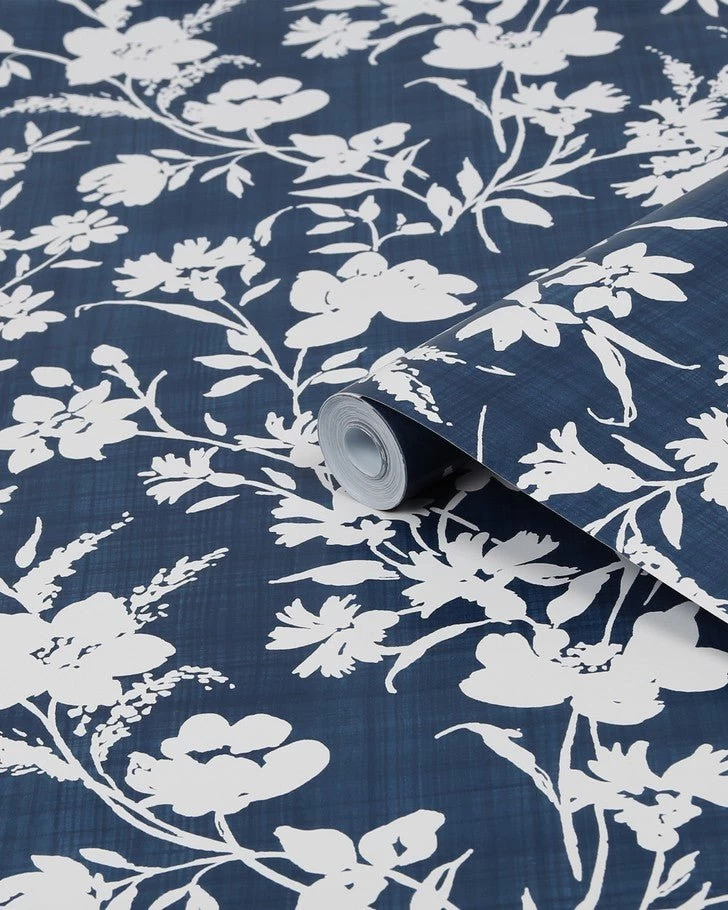 Rye Midnight Seaspray Blue Wallpaper - Image 3