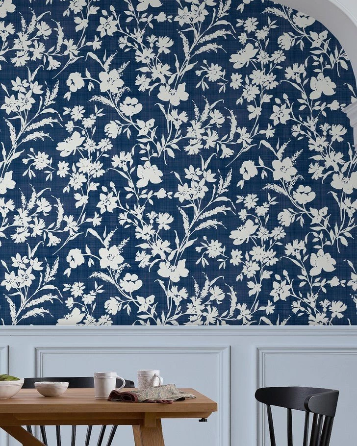 Rye Midnight Seaspray Blue Wallpaper - Image 4