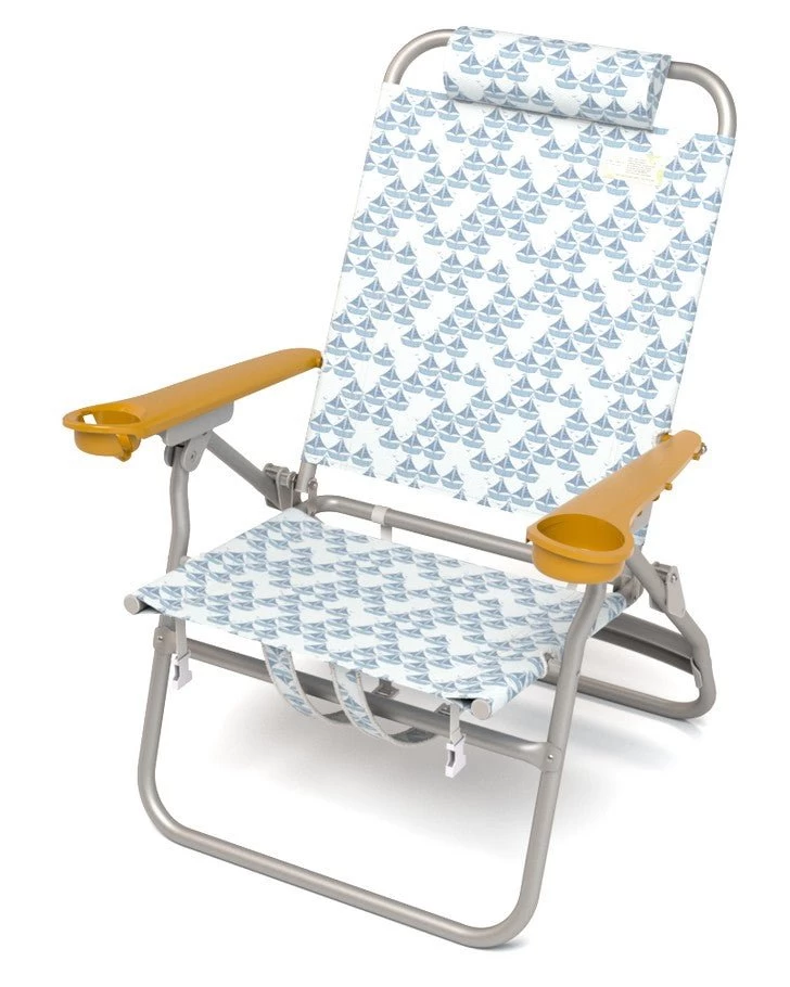 Sailboats Dune High Backpack Beach Chair