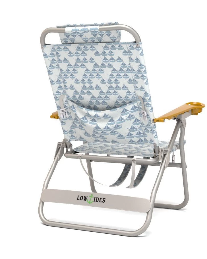 Sailboats Dune High Backpack Beach Chair - Image 2