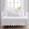 Solid Trellis White Daybed Cover Set