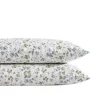 Spring Bloom Wildflower Blue Pillowcase Pair