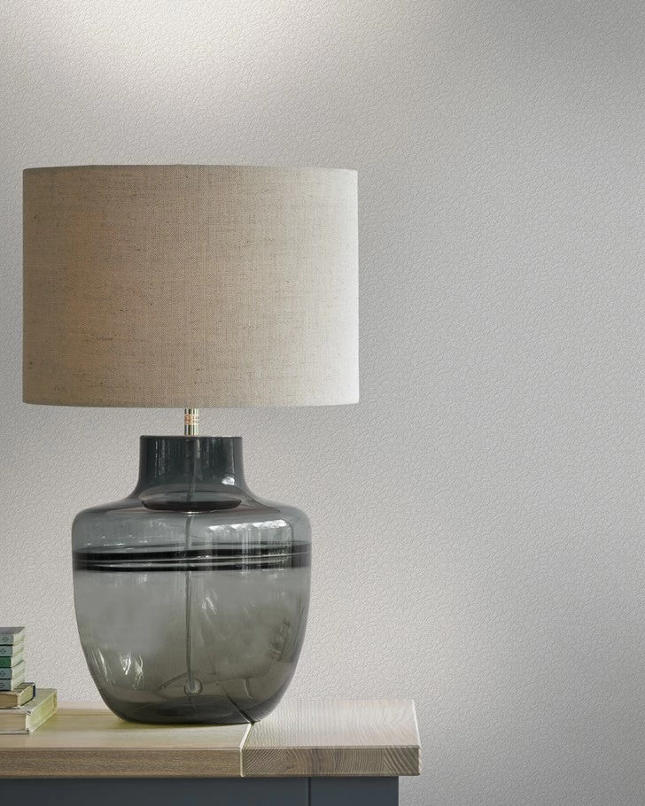 Stipple Paintable White Wallpaper Sample - Image 4