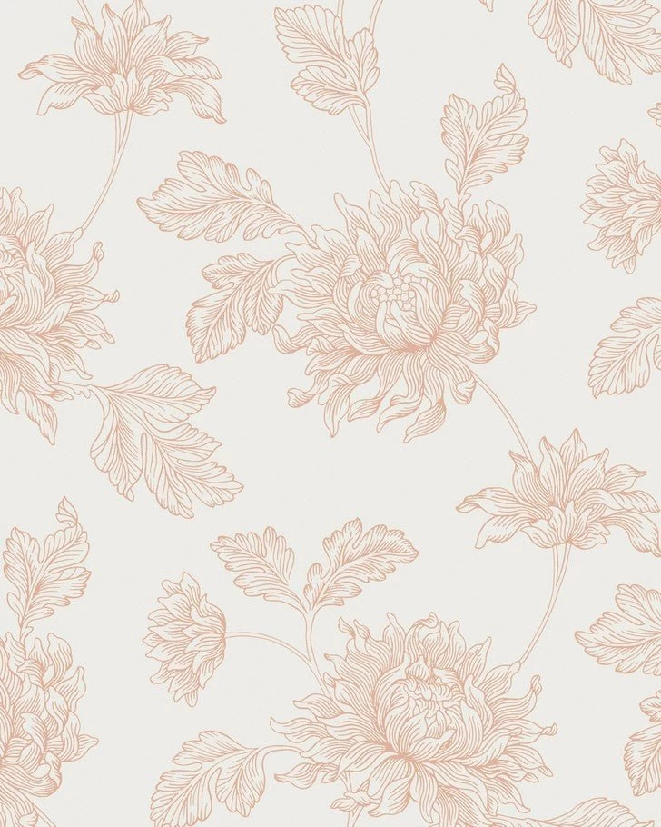 Stratton Plaster Pink Wallpaper