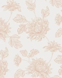 Stratton Plaster Pink Wallpaper Sample