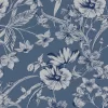 Summerhill Midnight Blue Wallpaper Sample