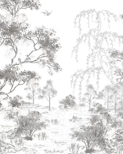 Talbenny Mono Wallpaper Mural