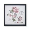 Tapestry Floral Framed Canvas Wall Art