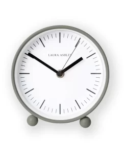 Pale Steel Grey Bedside Clock