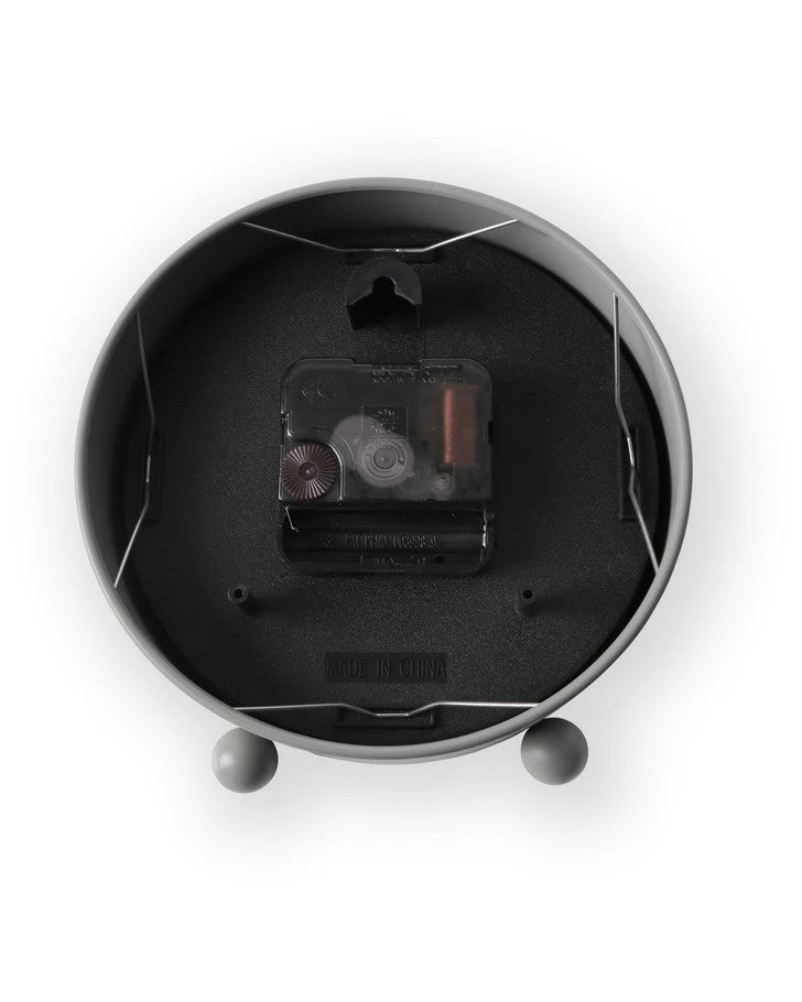 Pale Steel Grey Bedside Clock - Image 4