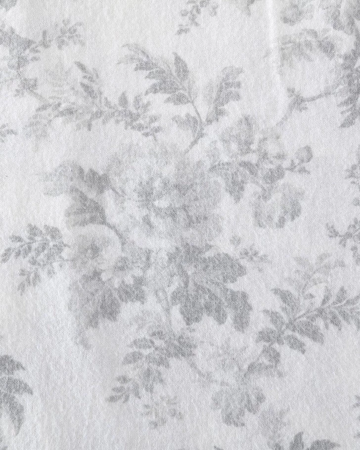 Vanessa Grey Cotton Flannel Sheet Set - Image 4