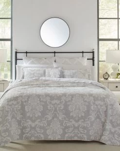 Venetia Grey Reversible Quilt Bonus Set