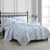 Walled Garden Blue Quilt Set