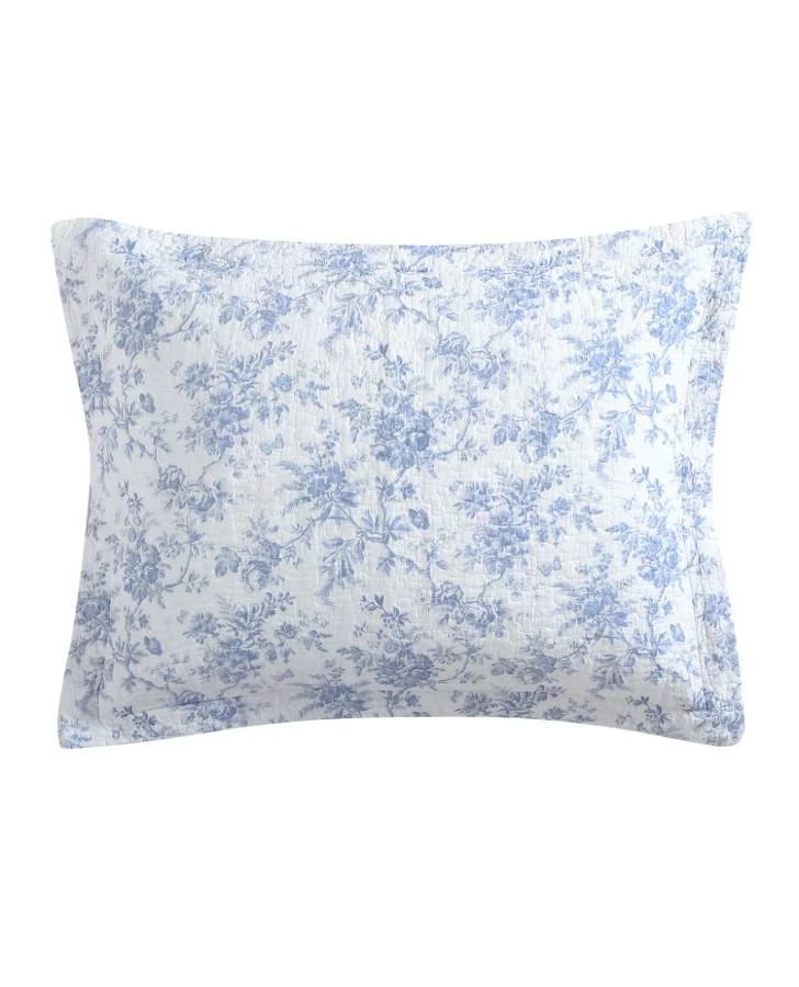 Walled Garden Blue Quilt Set - Image 14