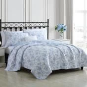 Walled Garden Blue Quilt Set - Image 3