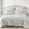Walled Garden Mocha Reversible Quilt Set