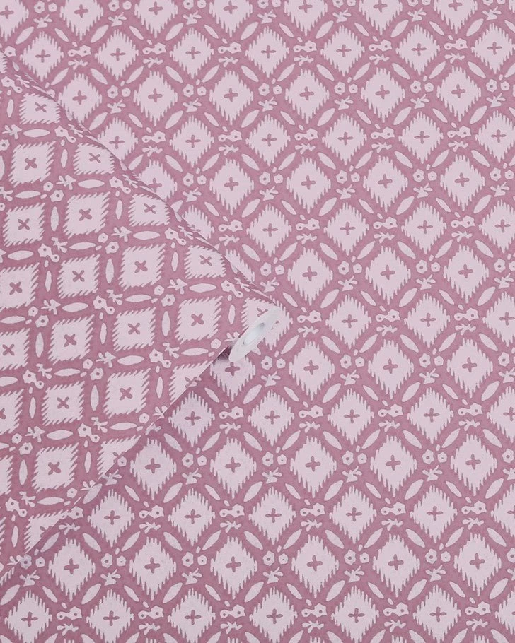 Whitebrook Mulberry Purple Wallpaper - Image 3