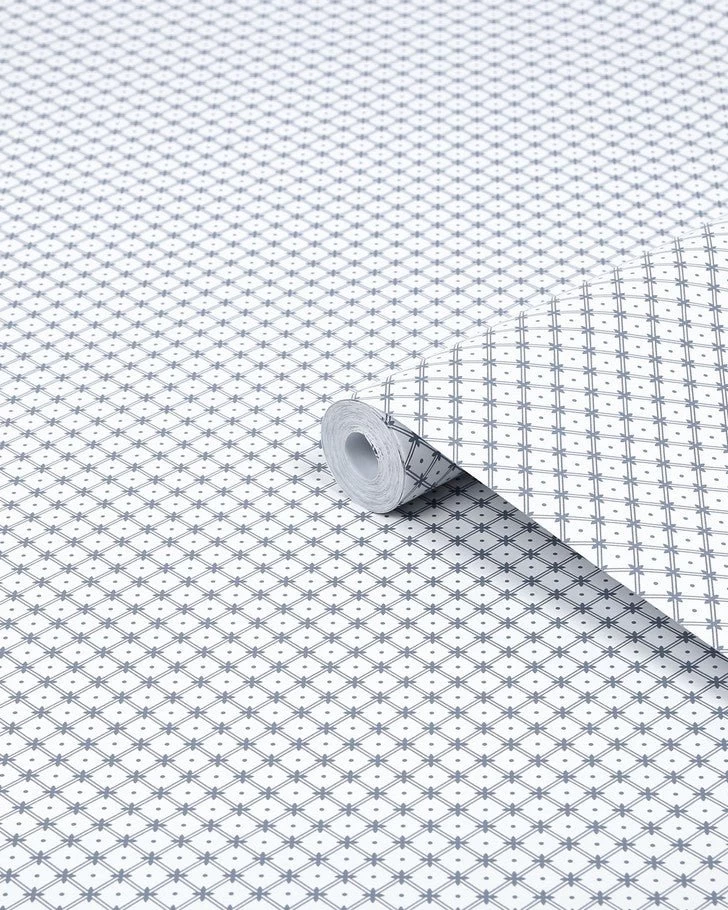 Wickerwork Dark Seaspray Blue Wallpaper - Image 3