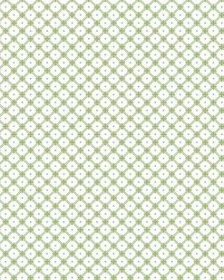 Wickerwork Leaf Green Wallpaper