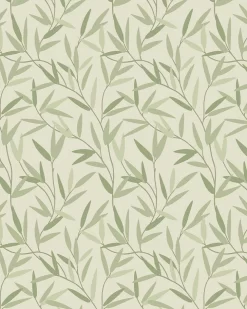 Willow Leaf Hedgerow Wallpaper Sample