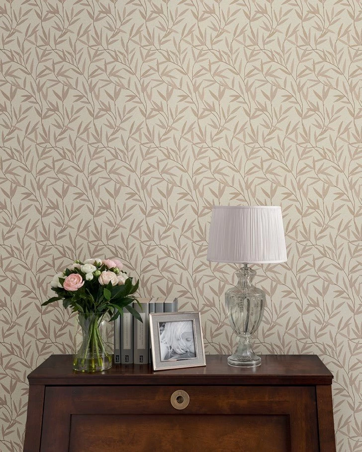 Willow Leaf Natural Wallpaper - Image 2