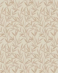 Willow Leaf Natural Wallpaper