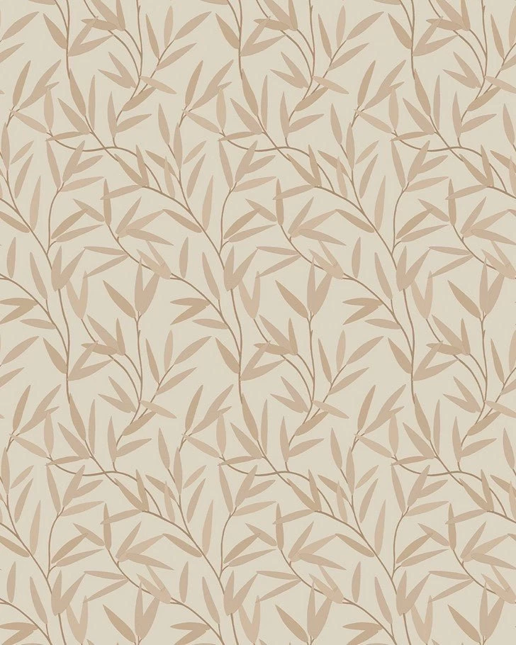 Willow Leaf Natural Wallpaper Sample